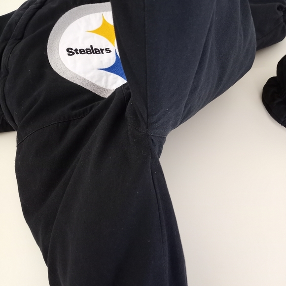 Pittsburgh Steelers Infant Baby Snowsuit Bodysuit Size 6/9 Months - Picture 6 of 16